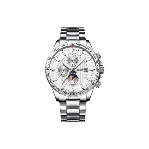 LIBER AEDON Fashion Collection Кварцевые Мужские Часы Сплав Ремешок Серебристый Циферблат Мужские Часы