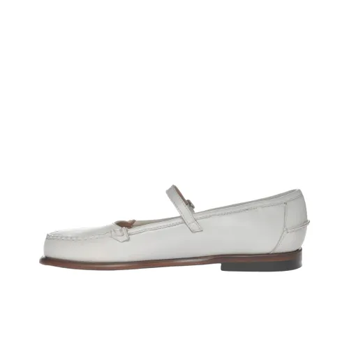 Sebago Туфли Мэри Джейн Серый Белый Женские