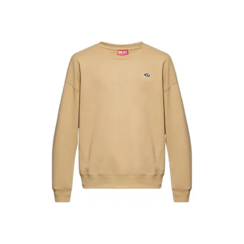 DIESEL Тауповый Мужской Свитшот