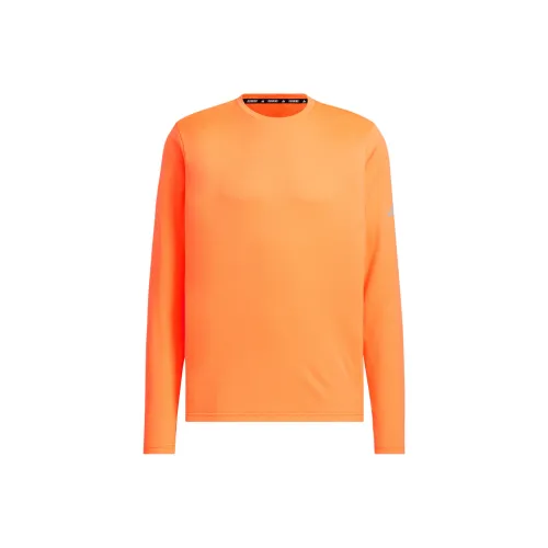 Adidas FW24 ESS RN T LS WR Бег T Рубашка Унисекс Alarm Красный Неон Темный серебристо-серый