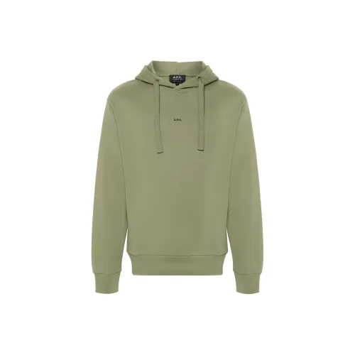 A.P.C Хаки Мужские Свитшоты