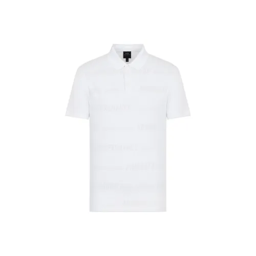 ARMANI EXCHANGEAE Мужское Поло Белое