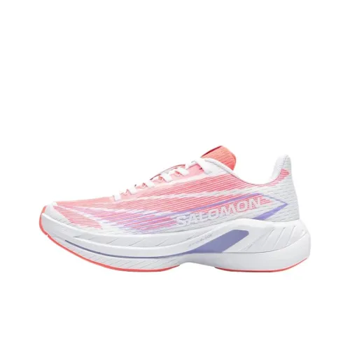 SALOMON SPECTUR 2 Противоскользящий устойчивый к истиранию низкий топ повседневная беговая обувь женский белый розовый