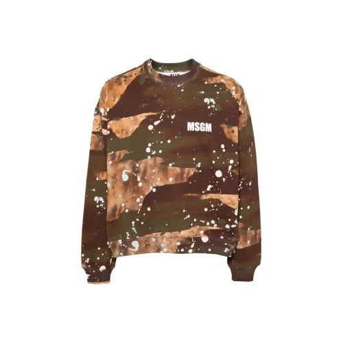 MSGM Многоцветные Мужские Свитшоты