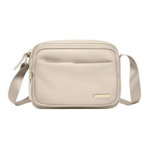 GOLF Сумка через плечо из ткани женская абрикосовая черная