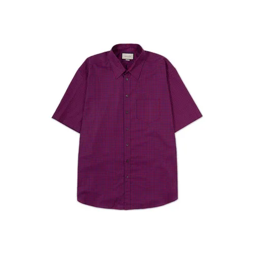GUCCI Фиолетовые Унисекс Рубашки