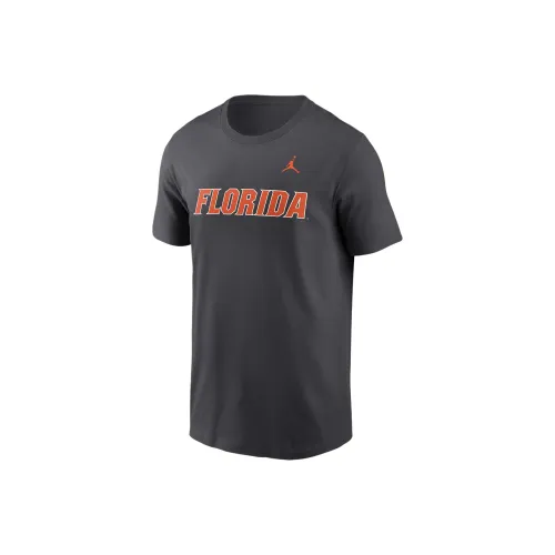 Джордан Мужской CollegeFLORIDA GATORS Primetime Wordmark T-Shirt Мужской Темно-Серый