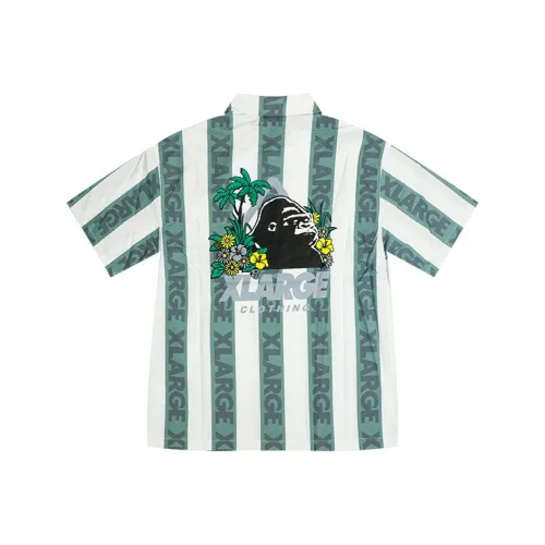 XLARGE Зеленая Унисекс Рубашка