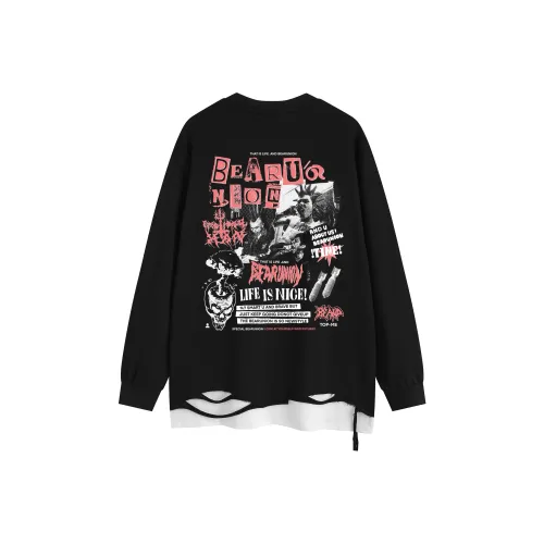 BEAR UNION T-рубашка унисекс с ожерельем и подвеской