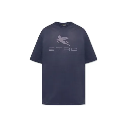ETRO Фиолетовые Мужские T-рубашки