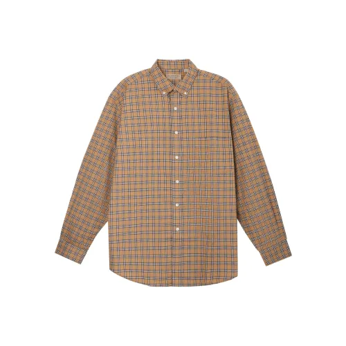 Burberry Классический стиль Желтые Мужские Рубашки
