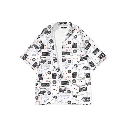 BIRDTALK Белая унисекс рубашка