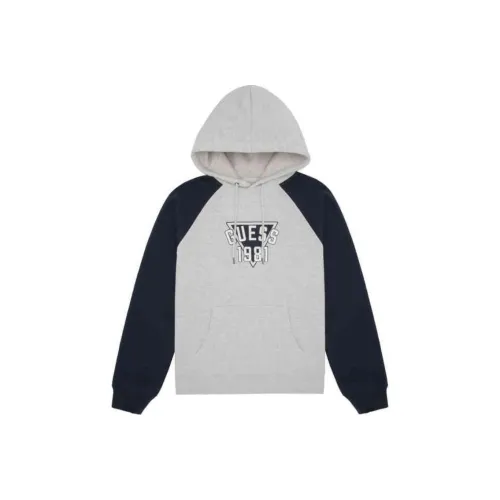 GUESS Толстовка Унисекс Средний Фотиния Серый Темно-Синий