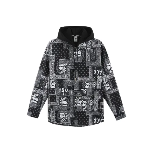 ONIARAI Мужские черные рубашки