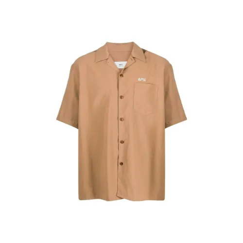 AMIPARIS Коричневый Мужские Рубашки