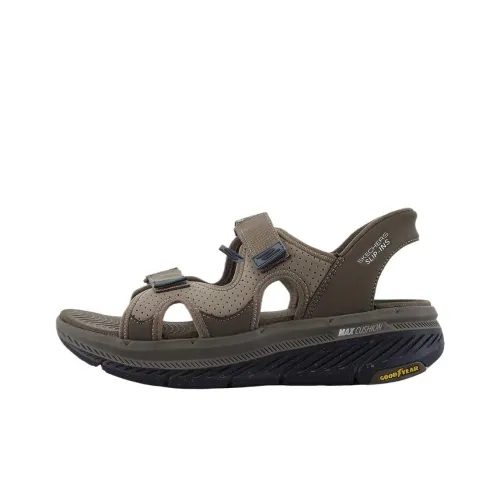 Skechers Max Cushioning Premier 2,0 One Ремень Сандалии Кофе Мужской