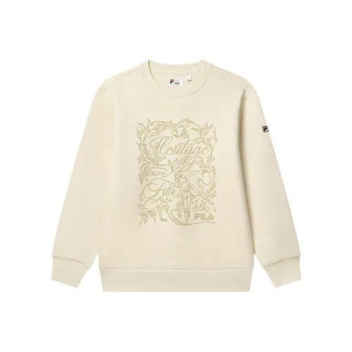 FILA Heritage Свитшот Мужской Гречиха Хаки Белый