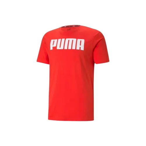 PUMA Basic Red Men's T-Shirts