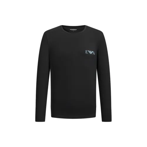 EMPORIO ARMANI EA7 FW24 T Рубашка Мужская Черная