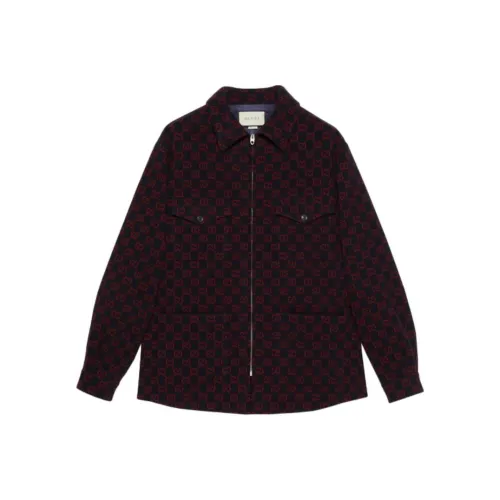 Gucci Red Мужские Рубашки