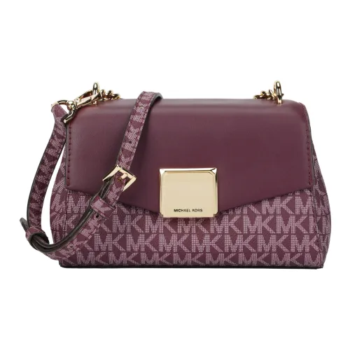 MICHAEL KORS Lita Кожа Сумка Сумка через плечо Сумка через плечо Маленькая Женская Фуксия