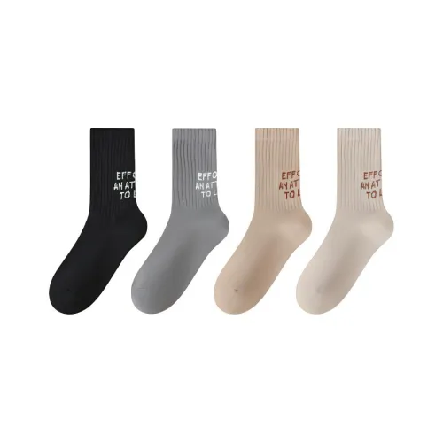 FAIRWHALE Носки Crew Унисекс упаковка из 4 пар