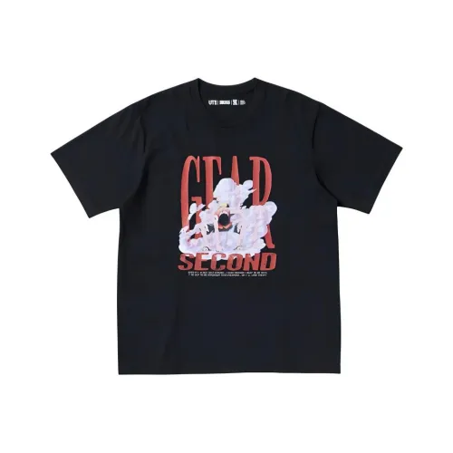 UNIQLO x One Piece Коллаборационная Эдиция Рубашка Унисекс Черная