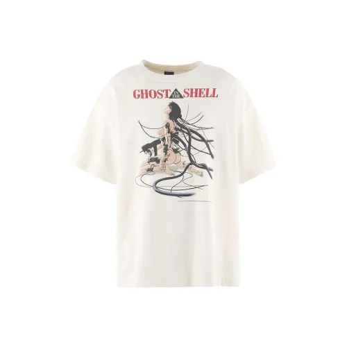 SAINT Mxxxxxx Attack on Titan Collaboration Белая Мужская T-Рубашка