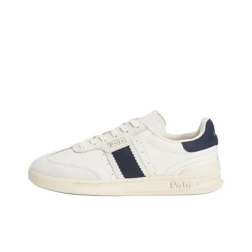 Polo Ralph Lauren Heritage Aera Low Скейтборд Кроссовки Унисекс Белые