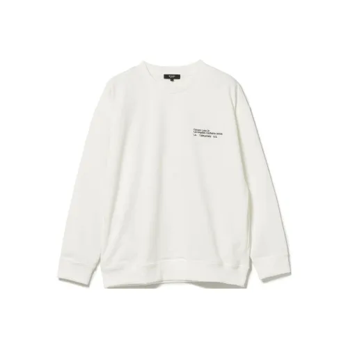 BEAMS Белый Мужской Свитшот
