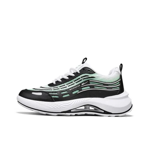Warrior Slip-resistant Abrasion-resistant Rebound-resistant Low-top Casual Shoes Men's Black Rice Light Green Вариант 1 Warrior противоскользящий устойчивый к истиранию с амортизацией низкий топ повседневная обувь мужской черный Rice светло-зеленый