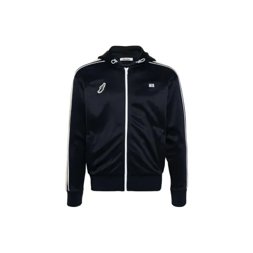 Wales Bonner SS24 Свитшот Мужской Морской Синий