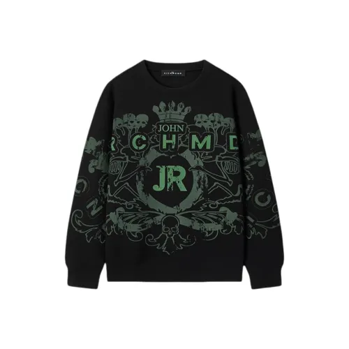 JOHN RICHMOND Черные Мужские Свитшоты