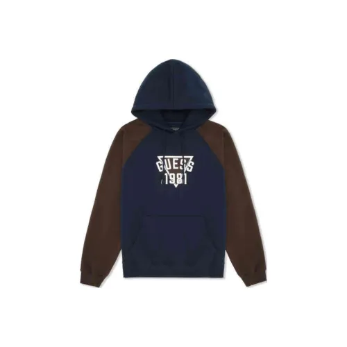 GUESS Толстовка Унисекс Кварц Синий Тыква Коричневый