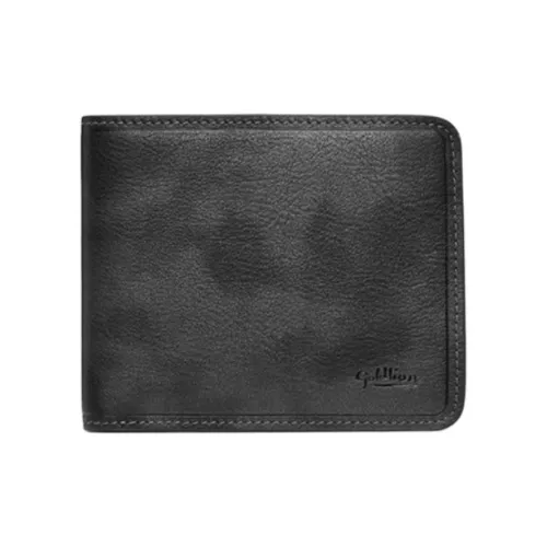 GOLDLION Кошелек из коровьей кожи Мужской Черный