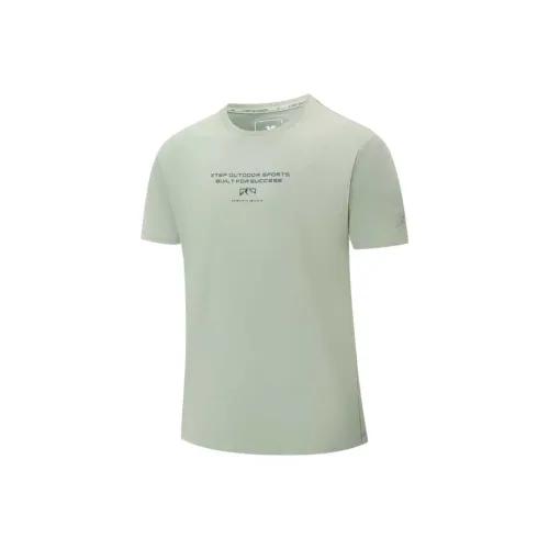 XTEP Variety Тренировки Коллекция T Рубашка Мужской Бамбук Луна Зеленый