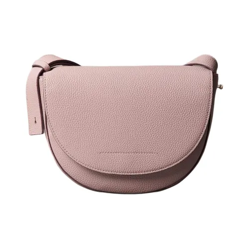 Calvin Klein ПУ (полиуретан) Седло Сумка Сумка через плечо Стандартная Женская Розовая