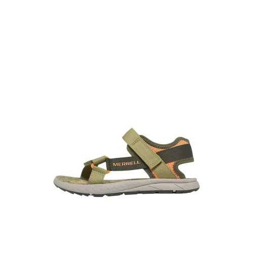 MERRELL Детские сандалии Оливковый/Апельсин Kids