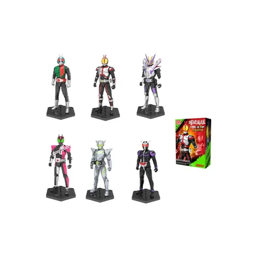 Spiritual Creations Kamen Rider Action Герой Третья серия W Фигурка Слепые коробки Один Mystery Коробка Целая коробка 6 шт
