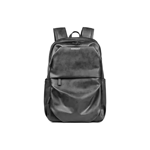 KONADCT ПУ (полиуретан) Рюкзак Стандартный Мужской Черный Серый