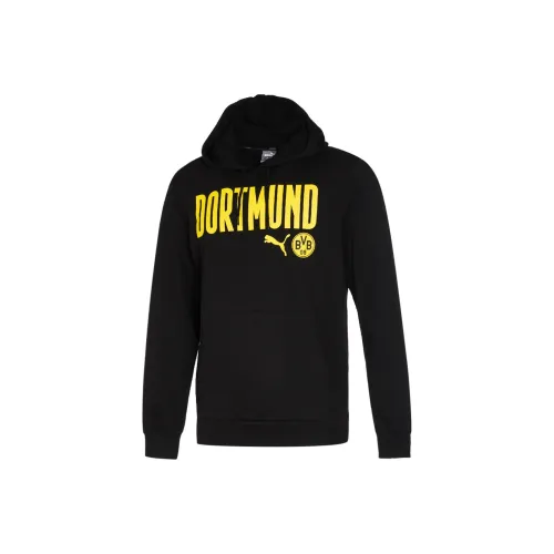 PUMA BVB Толстовка Мужской Черный