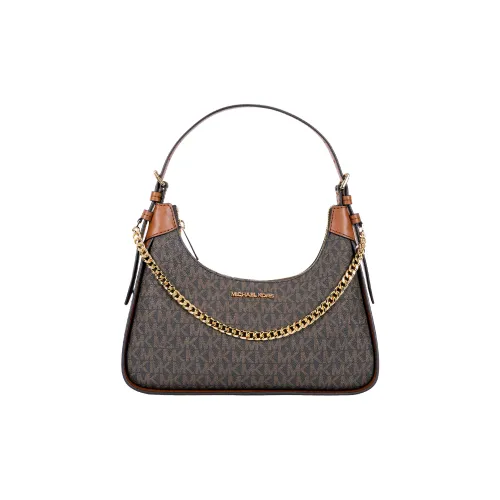 MICHAEL KORS Wilma Холст Сумка через плечо сумка среднего размера женская коричневая