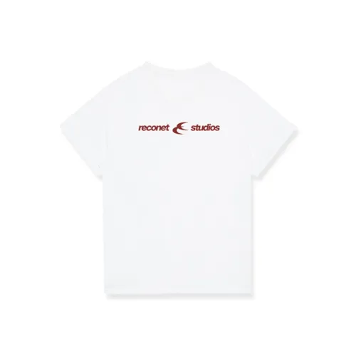 RECONET Double Moon Logo Series SS24 T Рубашка Унисекс