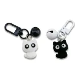 Черный Белый Котенок Брелок 1 Пара