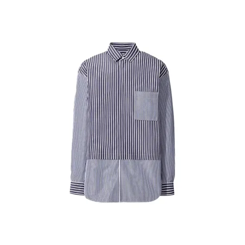 UNIQLO FW20 Jil Sander Collaboration Series Рубашка Мужская Синяя