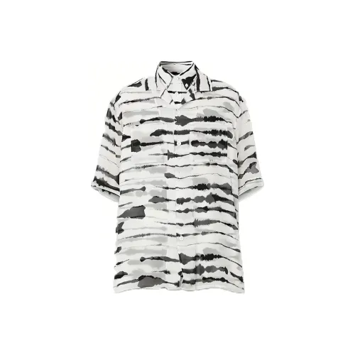 Burberry Рубашка Мужская Черно-Белая