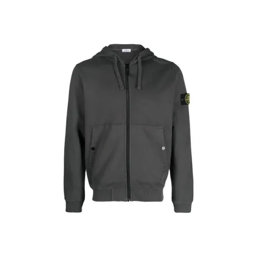 STONE ISLAND FW23 Свитшот Мужской Свинцово-серый