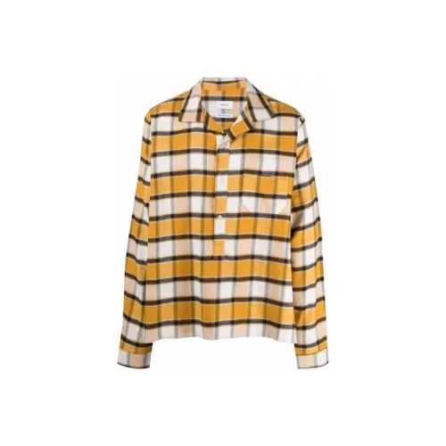 RHUDE Желтые Мужские Рубашки