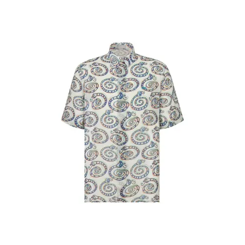 DIOR x Kenny Scharf FW21 Рубашка Мужская Многоцветная