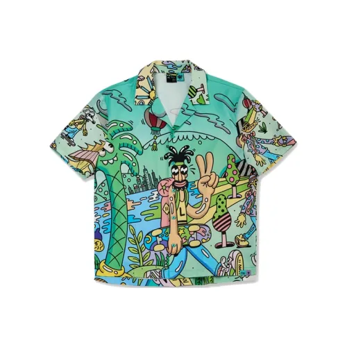LINING Скейтборд Зеленый Унисекс Рубашки